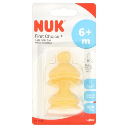LATEX TEAT SIZE 2 MEDIUM HOLE 2PK
