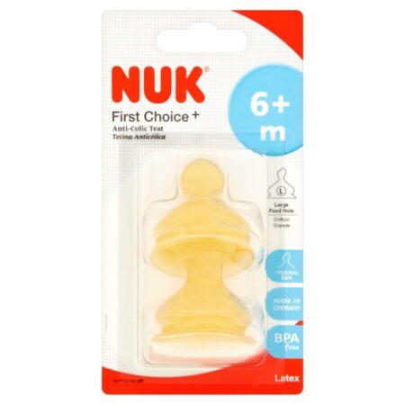 LATEX TEAT SIZE 2 LARGE HOLE 2PK