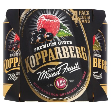 Kopparberg Mixed Fruits Cider Cans 4 x 330ml