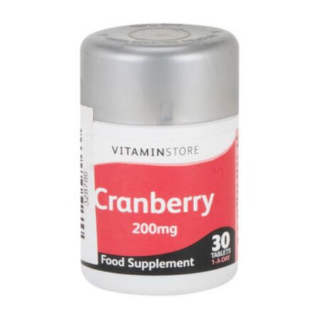 CRANBERRY 200MG TABLETS 30S