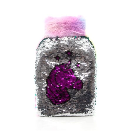 SEQUIN REVERSIBLE UNICORN HOT WATER BOTTLE