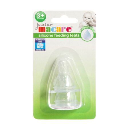 2 STANDARD SILICONE TEATS MEDIUM FLOW