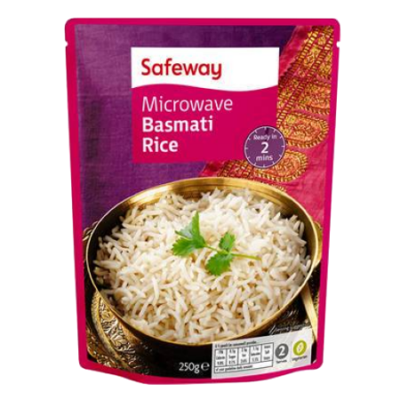 Safeway Basmati Microwave Rice 250g
