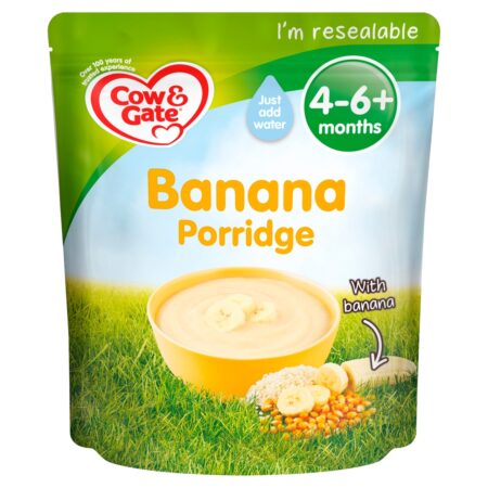 Cow & Gate Banana Porridge From 4 – 6M Onwards 125g