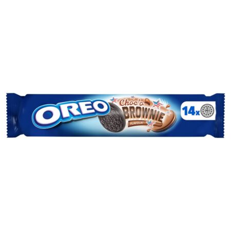 Oreo Sandwich Biscuits Choc’o Brownie 154g