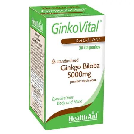 Ginko Vital Gingko Biloba 5000mg Capsules