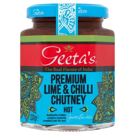 Geeta’s Lime & Chilli Chutney Hot 230g