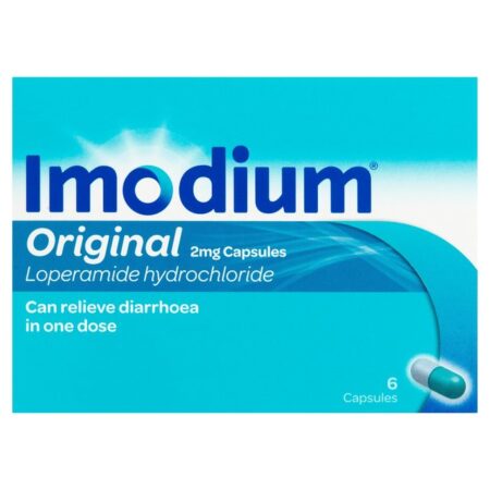 Imodium Original Capsules 2mg 6 per pack