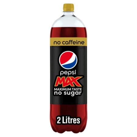 Pepsi Max No Caffeine Bottle 2L
