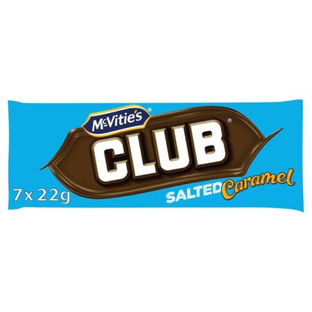McVitie’s Club Salted Caramel Chocolate Bar 7 x 161g