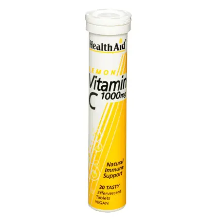 Vitamin C 1000mg – Effervescent (Lemon Flavour) Tablets