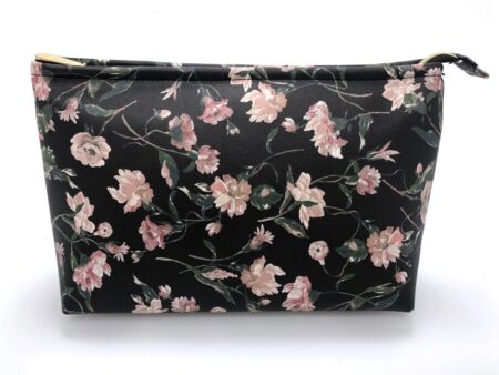 FLORAL LARGE BAG BLACK