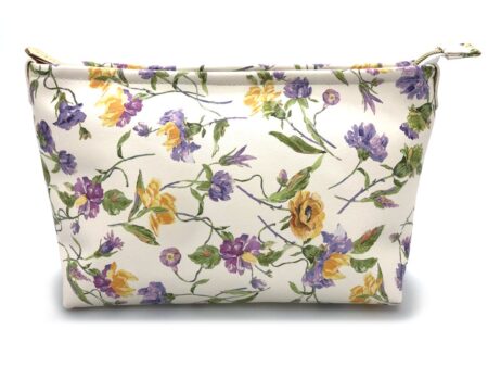 FLORAL LARGE BAG WHITE