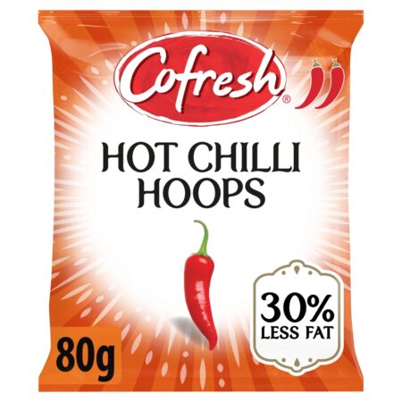 Cofresh Hot Chilli Hoops 80g