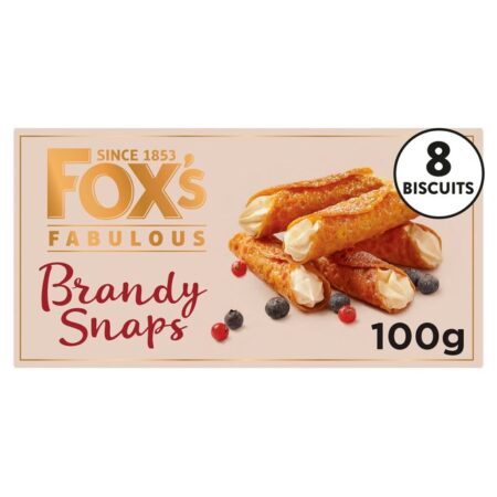 Fox’s Brandy Snaps Biscuits 100g
