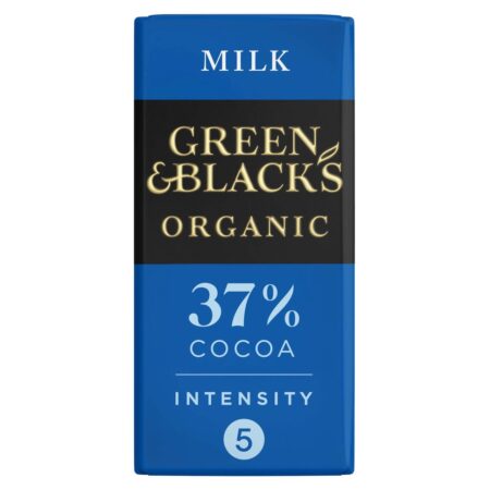 Green & Black’s Organic Milk Chocolate 37% Cocoa Bar 90g