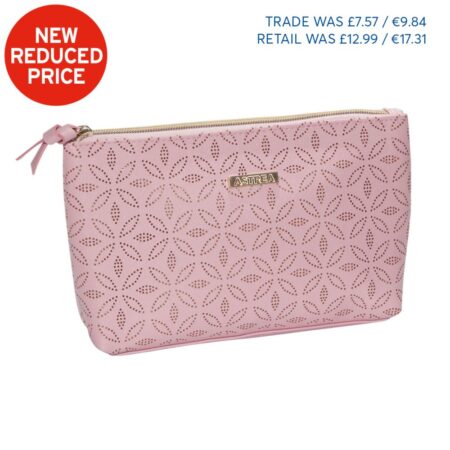 LA SAVINA LARGE COSMETIC BAG PINK