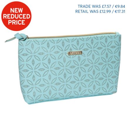 LA SAVINA LARGE COSMETIC BAG BLUE