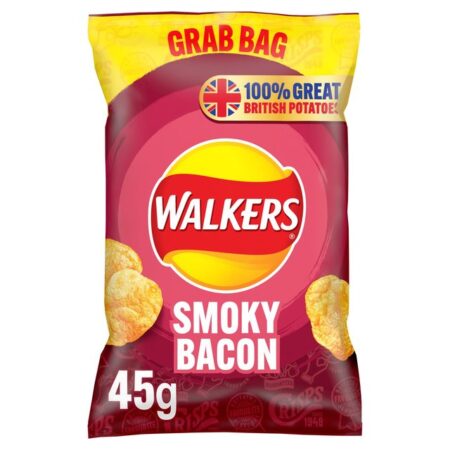 Walkers Smoky Bacon 45g