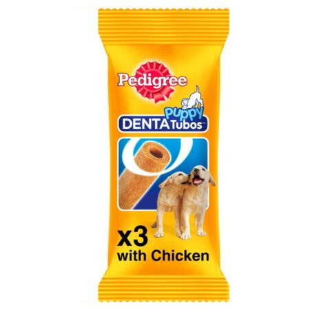 Pedigree Denta Tubo Puppy Dog Dental Treats 3 Sticks 3 x 24g