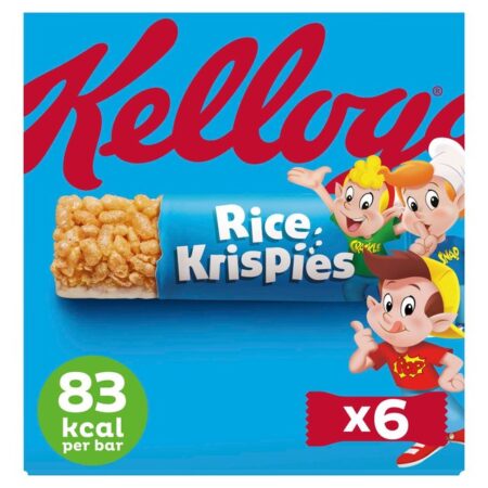 Kellogg’s Rice Krispies Breakfast Cereal Bars 6 x 20g