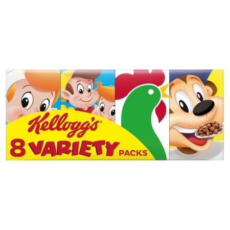Kellogg’s Variety Pack Cereal 196g 8 per pack
