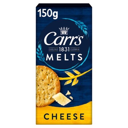 Carr’s Melts Cheese Crackers 150g