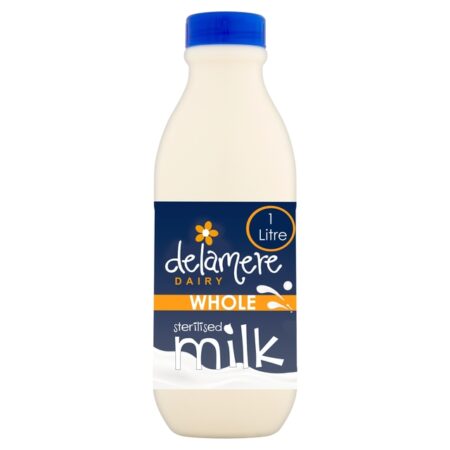 Delamere Dairy Sterilised Whole Milk 1L