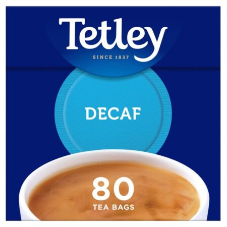 Tetley Decaf 80 Tea Bags 250g