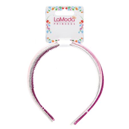 GLITTER ALICE BANDS SET OF 3