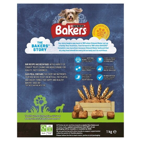 Bakers Complete Meaty Meals Chicken 1Kg - Image 3