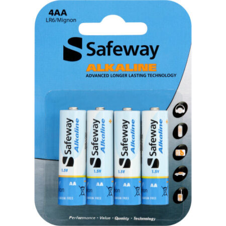 Safeway 4 Lr6 Aa Alkaline Batteries