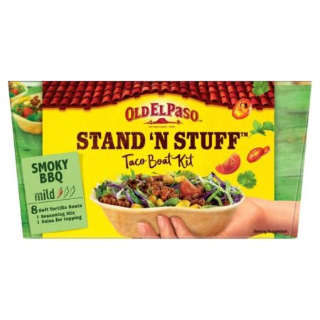 Old El Paso Stand ‘N’ Stuff Smoky BBQ Soft Taco Kit 350g