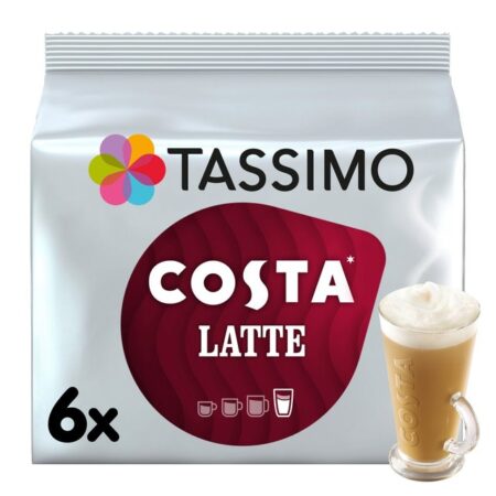 Tassimo Costa Latte 12 Discs 167g