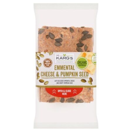 Dr. Karg’s Organic Crispbread Emmental Cheese & Pumpkin Seed 200g