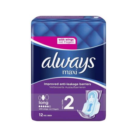 Always Maxi Pads Long With Wings