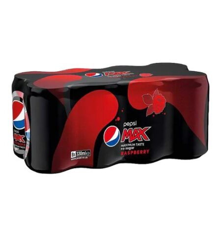Pepsi Max Raspberry 8 X 330ml
