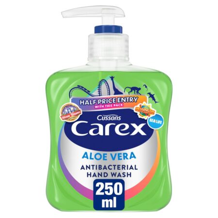 Carex Antibacterial Aloe Vera Handwash 250ml