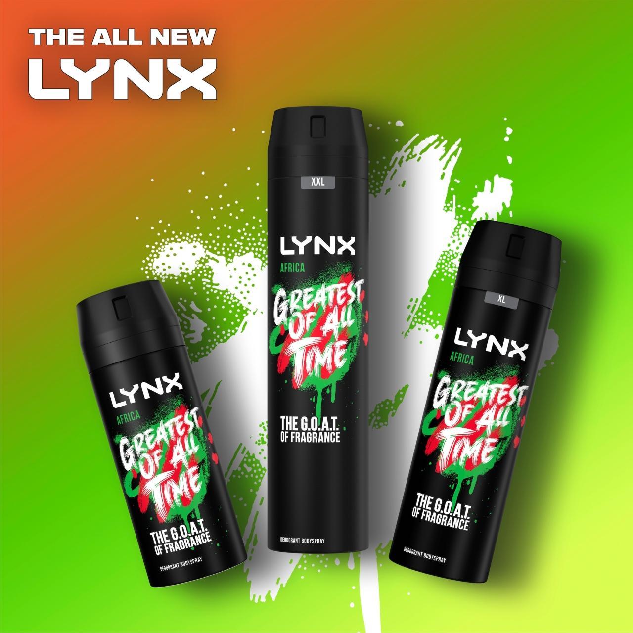 Lynx Africa Body Spray Deodorant Aerosol 150ml - Image 2