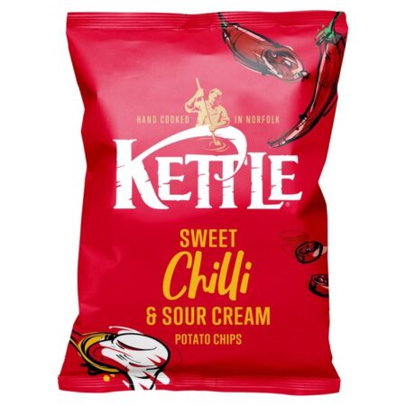 Kettle Chips Sweet Chilli & Sour Cream Sharing Crisps 130g