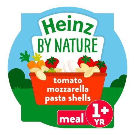 Heinz Tomato Mozzarella Pasta Shells Baby Food Tray 1+ Yea 230g