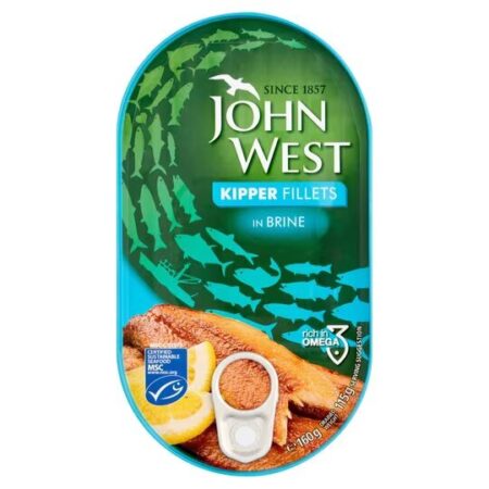 John West Kipper Fillets In Brine 160g