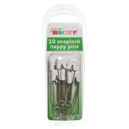 JUNIOR MACARE SNAP NAPPY PINS
