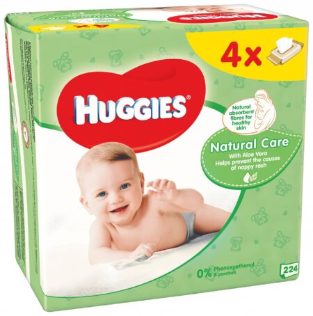 Huggies Wipes Quad Pk Natural Care