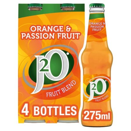J2o Orange, Passion Fruit 4 X 275ml