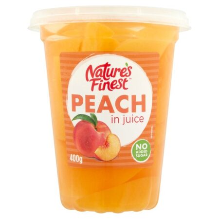 Nature’s Finest Peach in Juice (400g) 230g