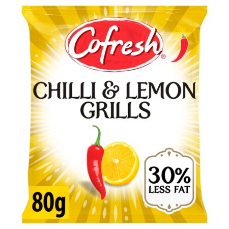 Cofresh Chilli Lemon Potato Grills 80g