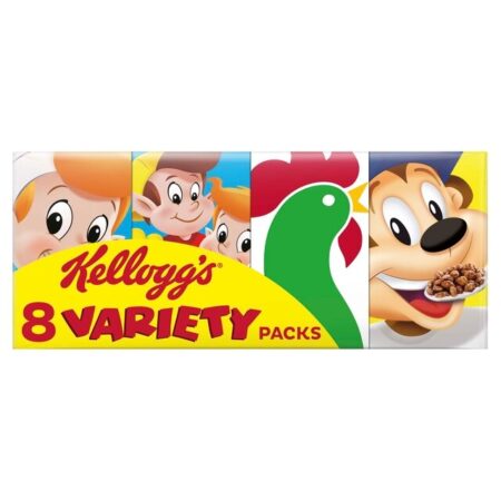 Kellogg’s Variety Pack Cereal 196g 8 per pack