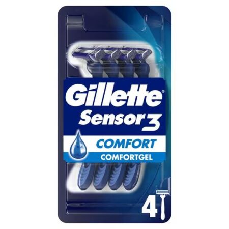 Gillette Sensor 3 Smooth 4 Disposable Razors
