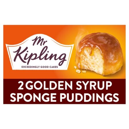Mr Kipling Golden Syrup Sponge Puddings 2x95g